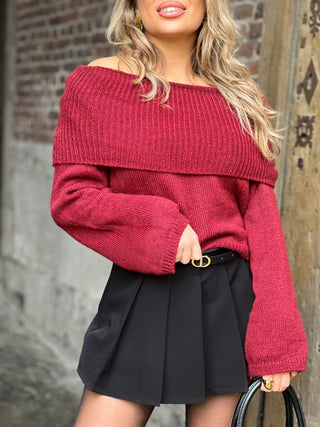 Pull col bateau LEILA - BORDEAUX (9668952293699)