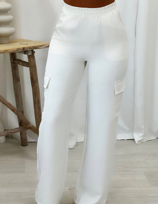 Pantalon BIANCA - BLANC (8648140259651)