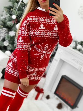 Robe pull de Noël MERRY (7580247457946)