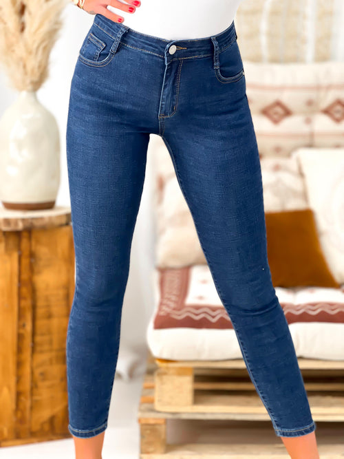 Jeans slim EMILIA - BLEU (7759465316506)