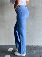 Jeans wide leg NELLIANA - BLEU (7772564029594)