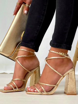 Sandales à talons EMELYNE - DORE (7732327547034)